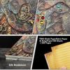 Superaura 3D Lizard DND Vintage Leather Journal Writing Notebook with 200 Pages A5 Journal Diary,Antique Handmade Leather Diary