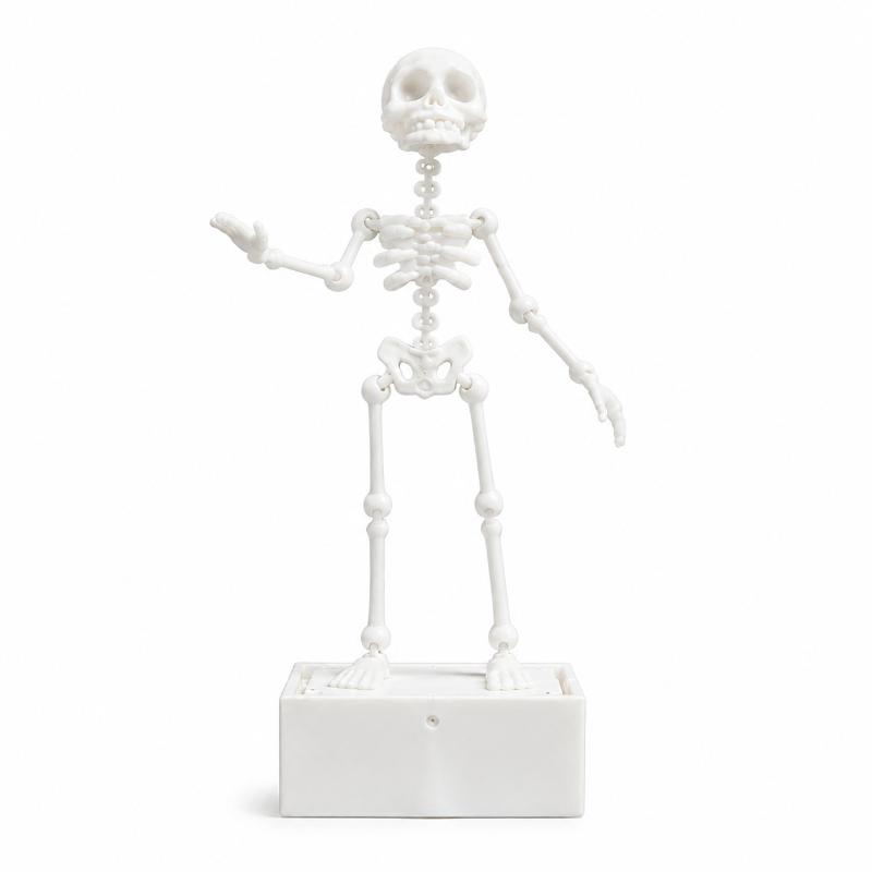Dancing Skeleton Aquarium Bubbler Ornament 3D Printed Eco-Friendly Resin Fish Tank Decor for Freshwater Aquariums