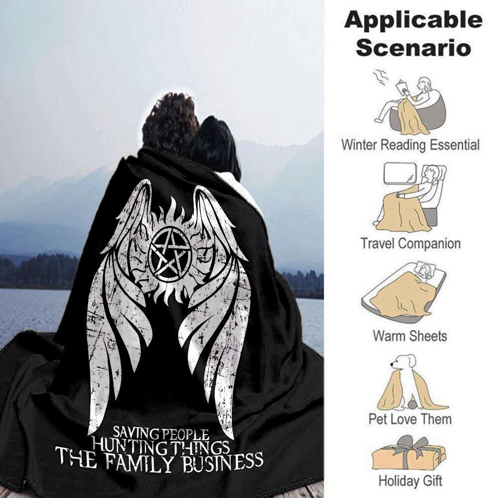 1pc Supernatural 13 Blanket Soft Warm Throw for Home, Office, Travel All Season Cozy Bedding Gift, Office Cozy Accessory