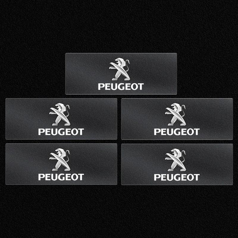 Car Window Lift Button Sticker Steering Wheel Decal Car Interior Goods For Peugeot 308 307 206 208 207 3008 508 407 2008 5008