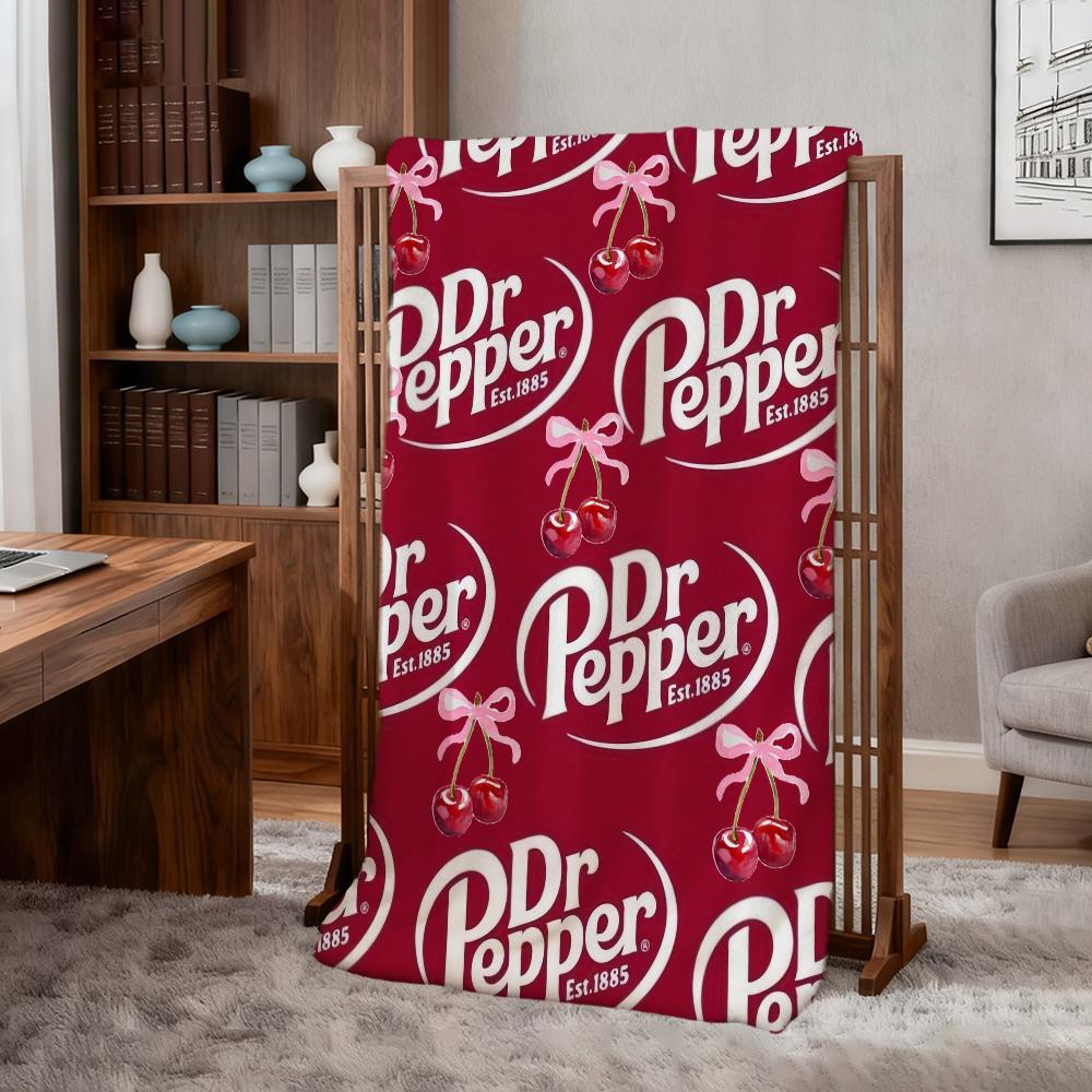 U-unique Dr-r P-pepper Blanket Throw Super Cosy Plush Living Room Sofa Couch Childish Birthday Gifts