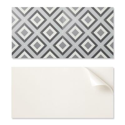 Panel Samoprzylepny Z Grafiką Do Jadalni Pcv 100X50 Cm Geometryczny Wzór Rombów
