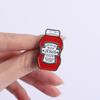 Catch Up With Jesus Enamel Pins Tomato Sauce Brooches Lapel Badges Cartoon Faith Christ Jewelry Gift for Friends