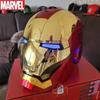 NEW Marvel Avengers 1/1 Iron Man Mk5 Helmet Wearable Automatic Voice-Activated Electric Open And Close Series Toy Birthday Gift