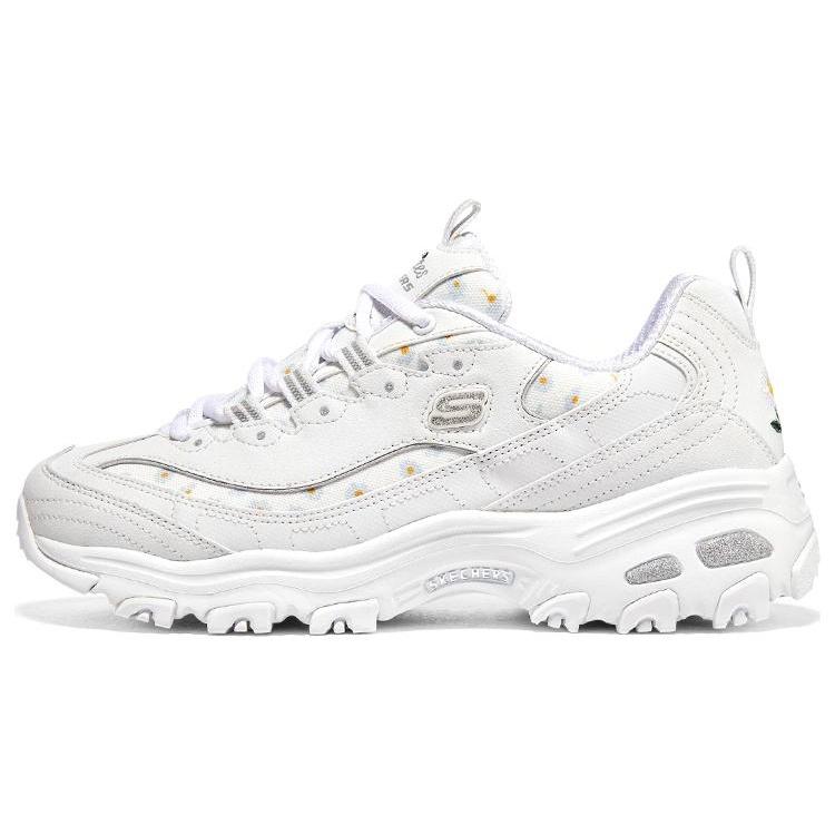 (WMNS) Skechers D lites 1.0 Sneakers White Grey Women s 896180-WHT EU 35.5
