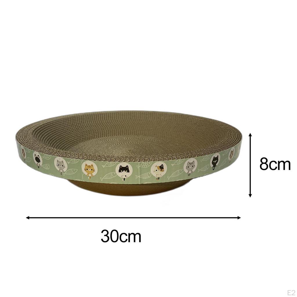 Cat Scratcher Cardboard 2 In 1 Oval Bed Furniture Protection Lounge