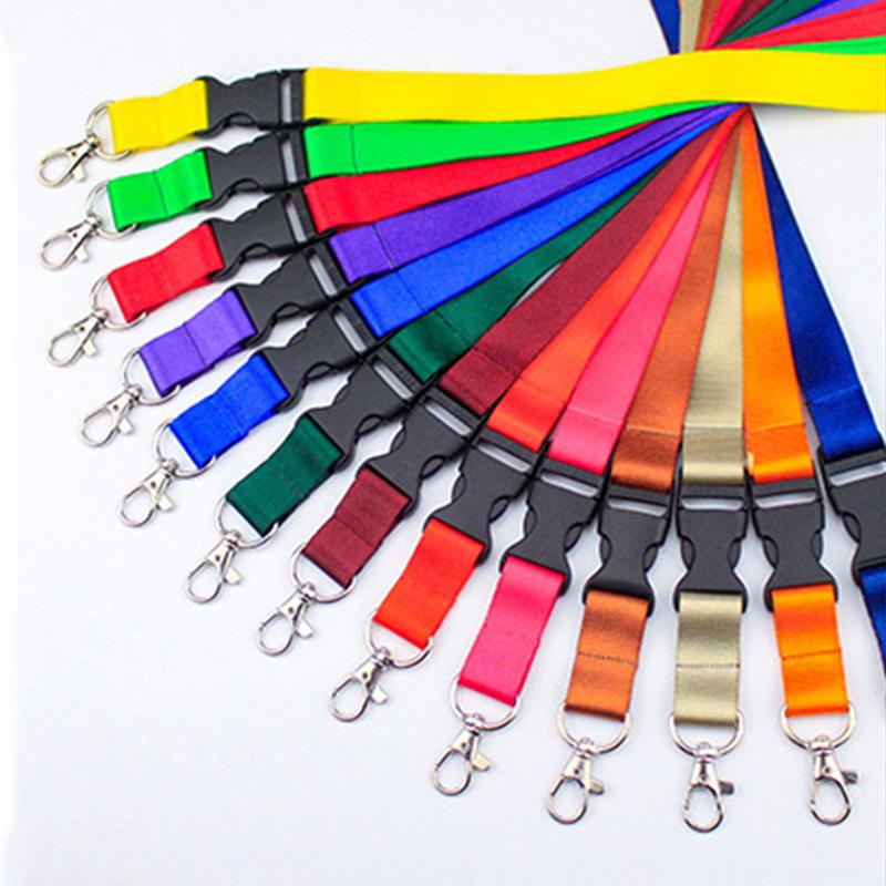 Laccetto di Sicurezza da Appendere al Collo Lanyard Per Telefono Cellulare Carta d'Identità Nome Badge Portachiavi Anello Metallico Laccetto Multifunzionale Largo 2 cm