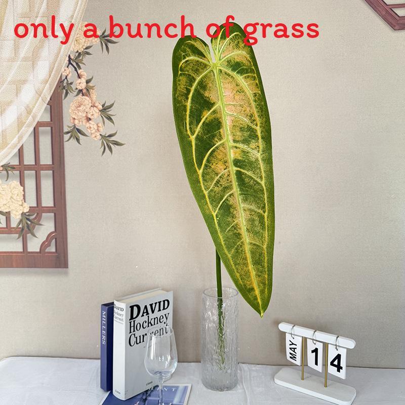 Realistic Tropical Faux Plant Home Decor With Green Leaves For Photography And Wedding Arrangements
