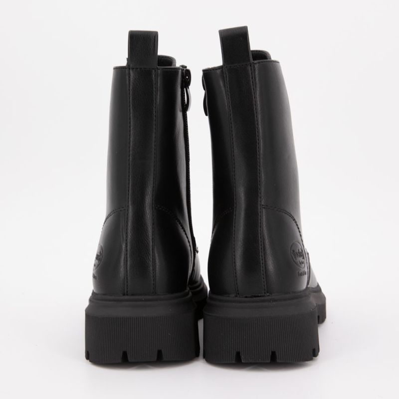 Bottines noires à lacets léopard effet velours Enfant DOCKERS BY GERLI