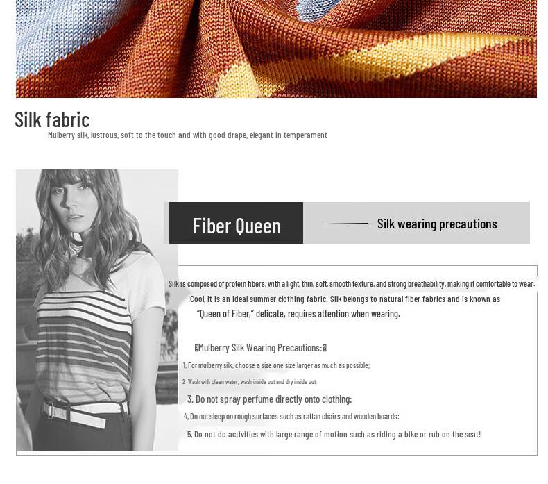 Anlom Women's Striped Long Sleeve Round Neck Pullover Knit Top