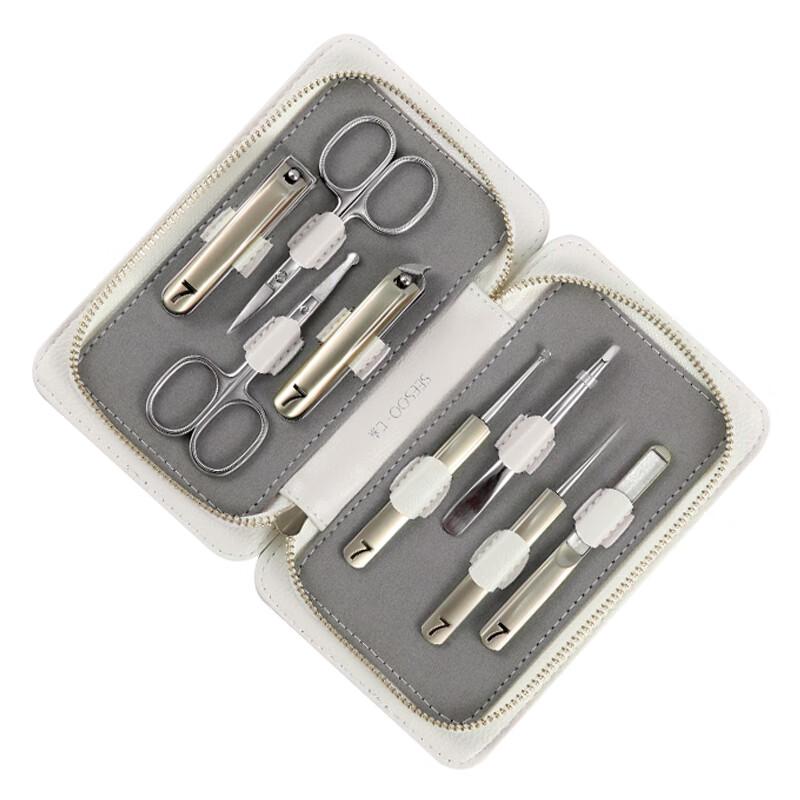 Seesoo Premium 8-Piece Stainless Steel Nail Clipper Set