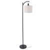 Modern Floor Lamp LED Standing Lamp Fabric Corner Stand Light for Living Room 3000K Warm White