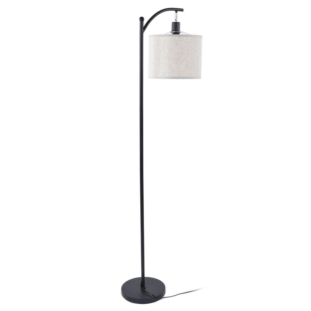 Modern Floor Lamp LED Standing Lamp Fabric Corner Stand Light for Living Room 3000K Warm White