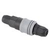 C Type Pneumatic Fittings Plastic Steel Self Locking PU Tube Quick Connector Compressors