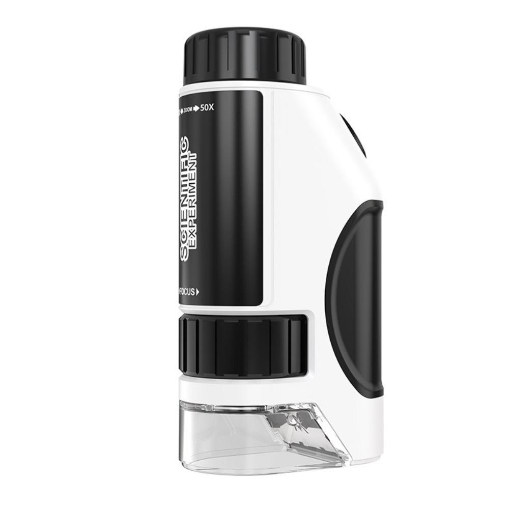 Handheld Microscope Science Toy LED Light Source Little Scientist Microscope  Science Experiments