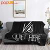 The World Is Quiet Here Ultra-Soft Blanket Quilt Winter Sofa Cover Bed Covers