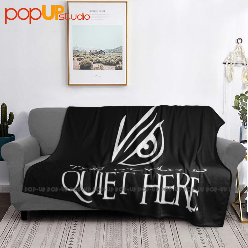 The World Is Quiet Here Ultra-Soft Blanket Quilt Winter Sofa Cover Bed Covers