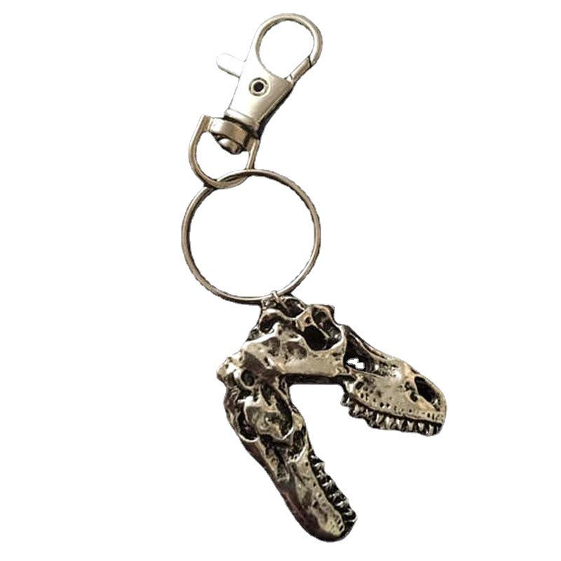 Handmade Tyrannosaurus Rex Skull Keychain Pendant