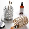 Gold Crystal Makeup Brush & Eyebrow Pencil Holder