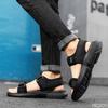 New Men's Sandals Thick soled summer breathable shoes Simple versatile trendy sandals Fashion comfortable Male Shoes Zapatos