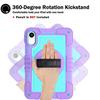 360 Rotating Stand Armor Case for Xiaomi Redmi Pad 2 2025 11 Inch Model 25040RP0AG Hybrid Cover with Shoulder Strap Silicone+PC