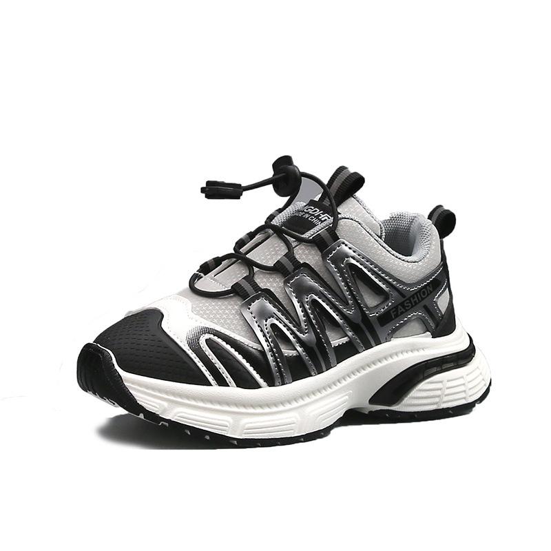 Girls' Sports Shoes 2025 Autumn New Children's Fashion Dad Shoes Medium Older Children's Casual Shoes Boys' Running Shoes Trend