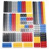 100pcs Technical Building Blocks Parts Bulk MOC Thick Bricks 6 Color Combination Accessories Studded Long Beams Robot Children