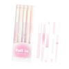 Pack Of 5 Unique Color Transformation Press Ballpoint Pen Fast Drying Ink Suitable For Diary Office Use