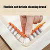 1pcs Function Flexible Cleaning Brush Fruit and Vegetable Brush Cleaning Vegetables Kitchen Fruit and Vegetable Brush