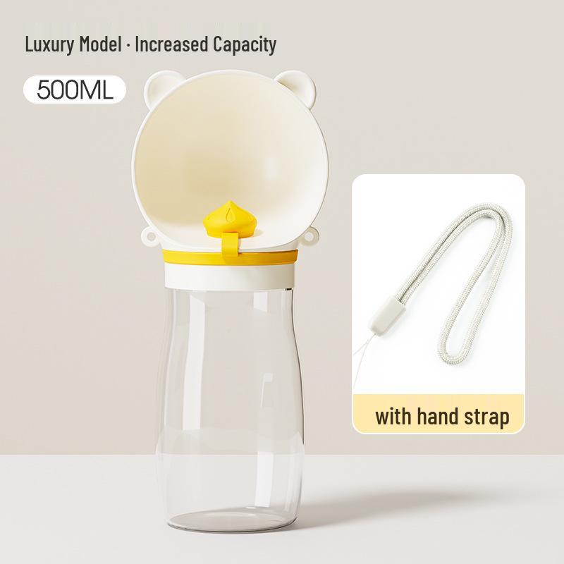 

Foldable Portable Dog Water Bottle: Large Capacity Travel Cup for Pets
