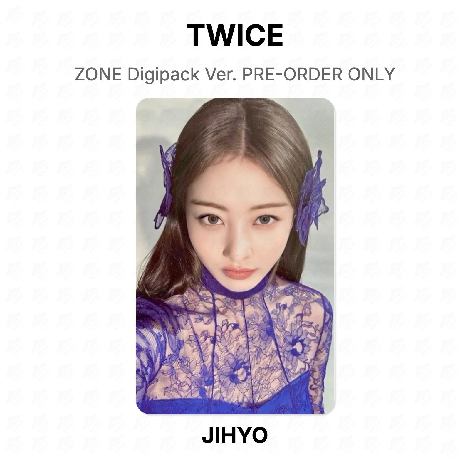 TWICE JIHYO ZONE Digipack Ver. PRE-ORDER ONLY Official Photocard JIHYO