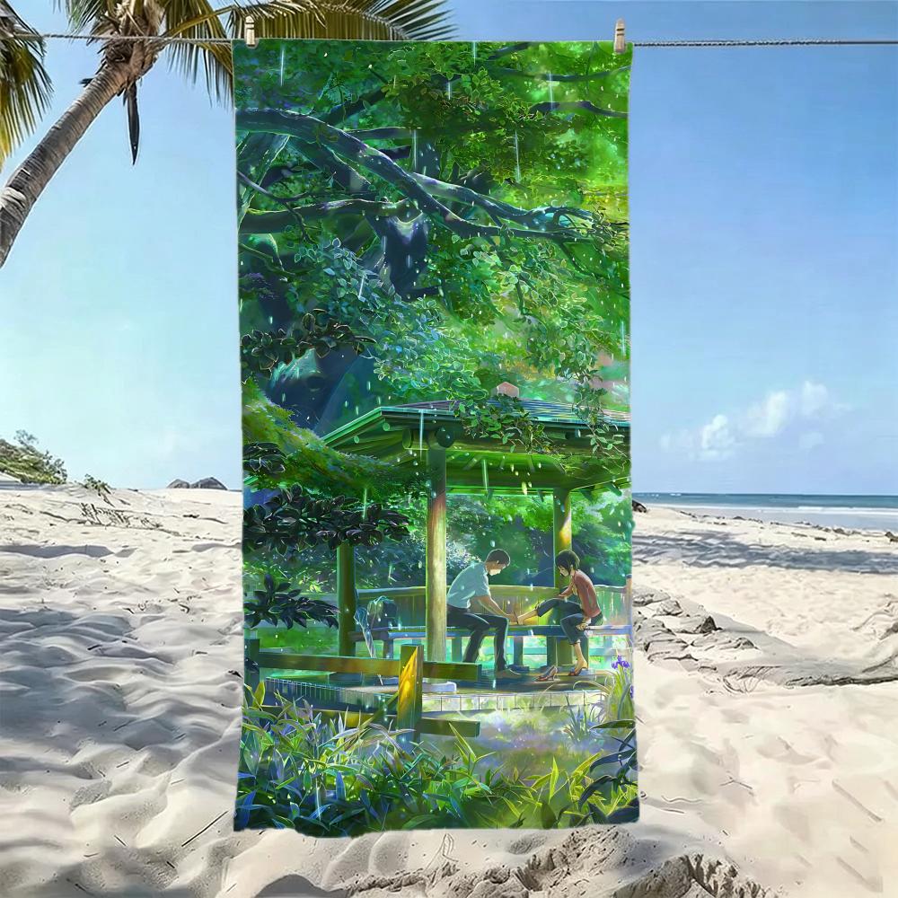 Beautiful-The Garden of WordsS Towel Five-Star Hotel Quality Eco-Friendly Ultra Soft Thick Towels & Beach Towels