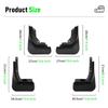 4PCS Car Mud Flaps Splash Guards Mudguards Car Mud Flaps Compatible with Great Wall Haval F7 F7x 2018 2019 2020 2021 2022 2023