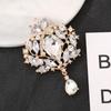 Gifts Rhinestone Zinc Zinc Alloy Crystal Women Brooch Clothing Accessory Korean Style Brooch Fashion Jewelry