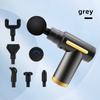Portable electric fascia massage gun equipped with muscle massager LED Touchscreen included6A massage head mini handheld ultra-quiet brushless motor