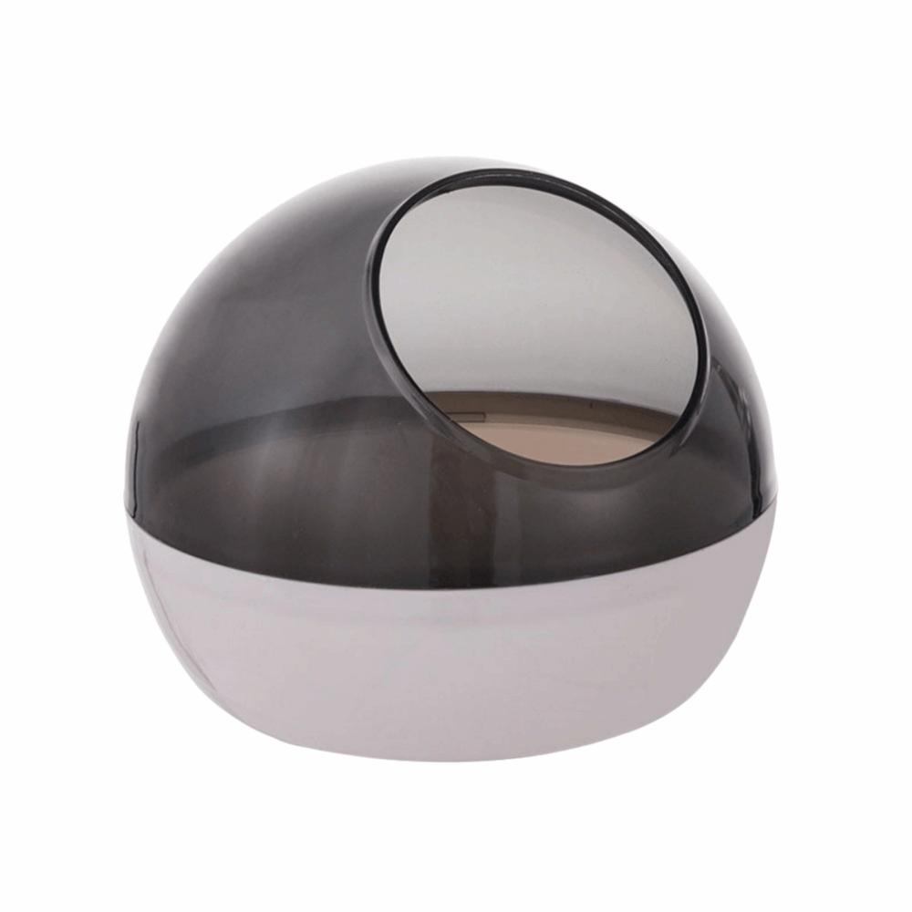 

Transparent Bird Cage Bed Creative Parrot Nest House Multi-Purpose Hamster Bathtub Pet Supplies Non-Hanging Grey