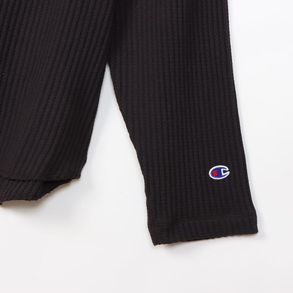 Champion Casual Long Sleeve Crew Neck Size M Women's T-Shirt, CW-Y407, Charcoal,