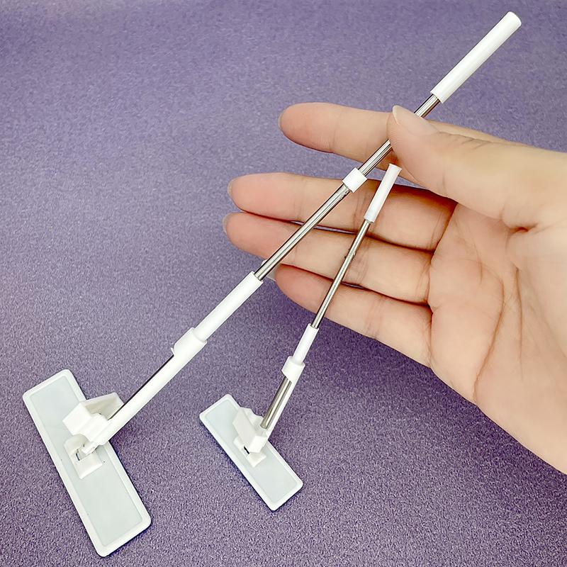 1:12 Dollhouse Miniature Mop Mini Cleaning Tool Furniture Decor Toy Kids Pretend Play Toys Doll House Accessories