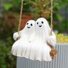Halloween Ornaments Cute Halloween Decor Cute Aesthetic Resin Swinging Couple Statue For Kitchen Branch Home Rearview Mirror