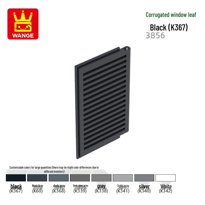 

Wange Мелкодетальные MOC Строительные блоки - 3856 деталей Игрушка Гофрированное окно 0.1kg (~172 pcs) чёрный