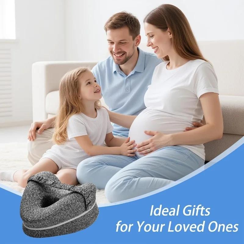 Leg Pillow Knee Pillow for Side Sleepers Leg Pillows for Sleeping Knee Cushion for Sleeping Suitable for Relieving Leg Knee Pain