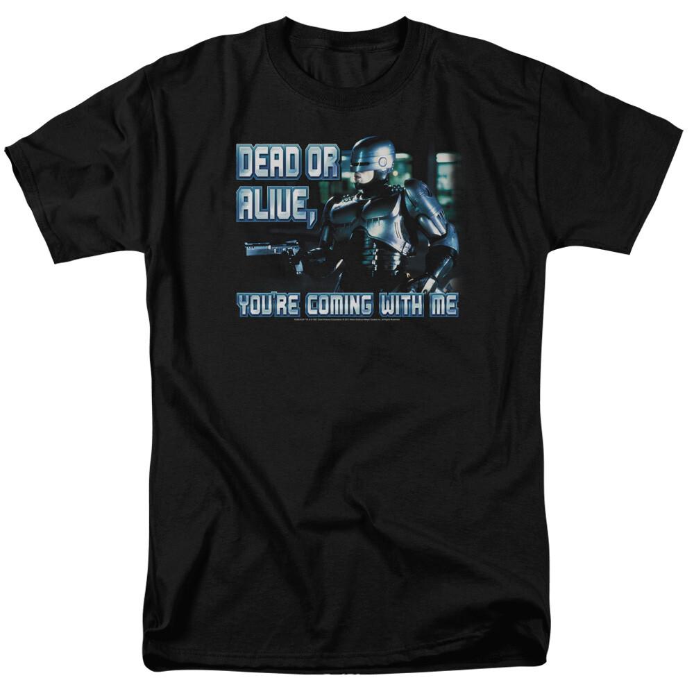 Robocop Prime Dead or Alive T Shirt Mens Licensed Police Movie Tee Black S