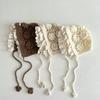 Hollow-Out Children Knitted Cap Lace Girls Bonnet Hat New Kids Warm Cap  Cold Weather