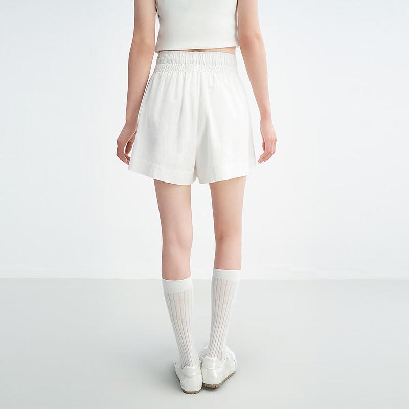 LED'IN Wide-Leg Drawstring Fringe Shorts