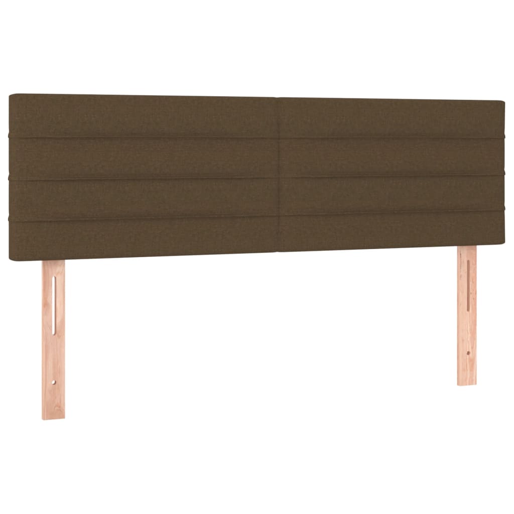 Vidaxl Letto Continentale Con Materasso, Marrone, Tessuto, 140X190 Cm