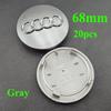 Hub Caps Hot New For Audi 20Pcs 60mm 61mm 68mm 69mm 77mm Audi Hub Caps Car Wheel Center Caps  For Audi A1 A2 A3 A4 A5 A6 A7 A