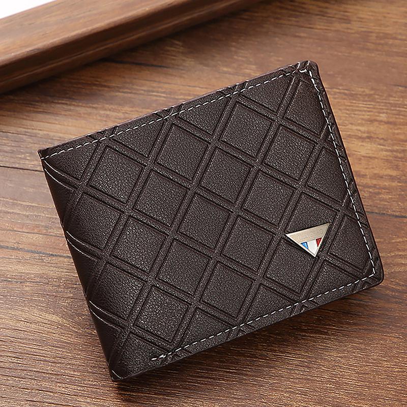 Business Men'S Wallets Pu Leather Soft Multifunctional Coin Pocket Id Credit Cards Holder Male Money Coin Photos Short Purses