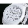 EMPORIO ARMANI AR1403 CERAMICA Ceramic Chronograph White Watch
