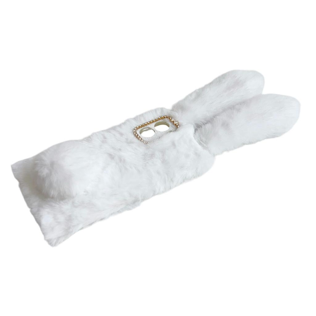For HMD Fusion 5G Case Plush Cute Bunny Winter Fluffy TPU Phone Cover