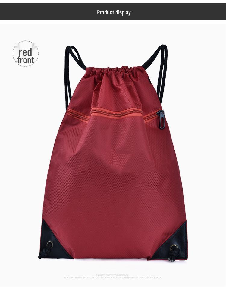 Unisex Oxford Waterproof Drawstring Backpack - Gym & Outdoor Use